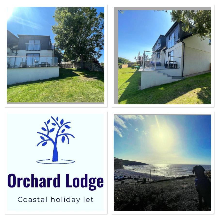 Orchard Lodge -Coastal Retreat, New Build, Village Views, Private Garden And Terrace Saint Brides Major Luaran gambar
