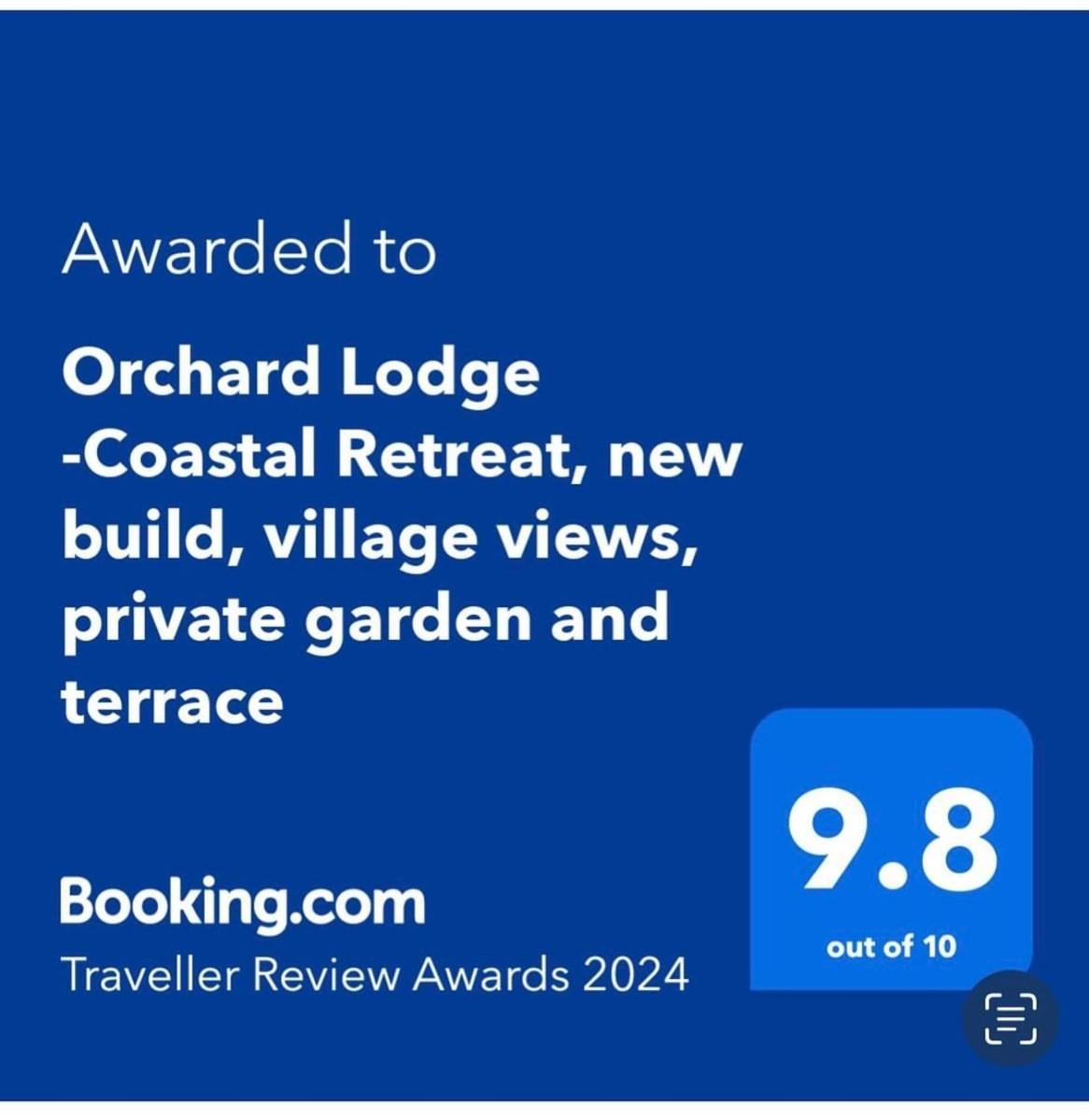 Orchard Lodge -Coastal Retreat, New Build, Village Views, Private Garden And Terrace Saint Brides Major Luaran gambar